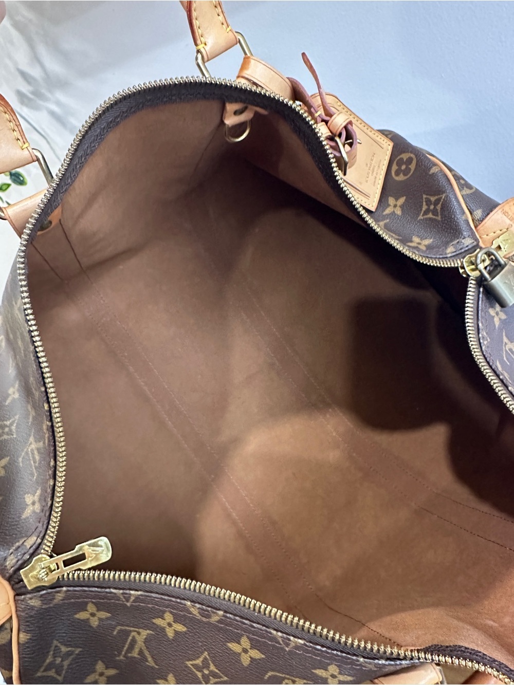 Louis Vuitton Brown Monogram Keepall 50 Travel Bag - Picture 14 of 16